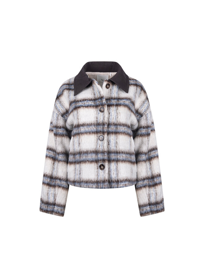 NKF13093 388 Nukus Debora Jacket Offwhite/Chocolate