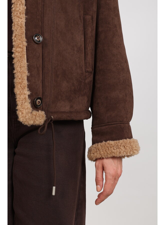 NKF12015 334 Nukus Elena Jacket Chocolate
