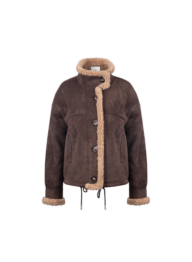NKF12015 334 Nukus Elena Jacket Chocolate