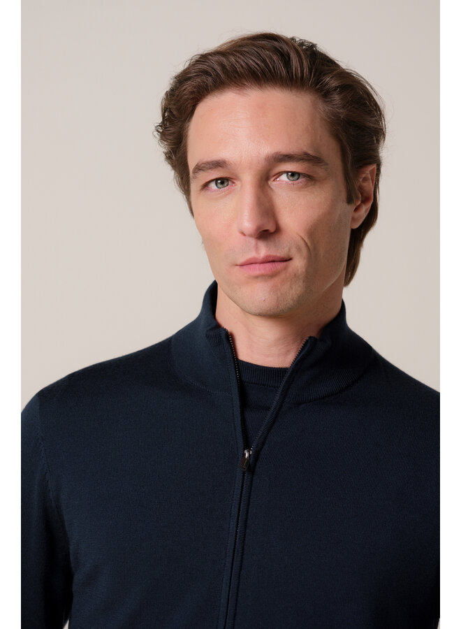 PPXJ30026A Profuomo Cardigan full zip navy