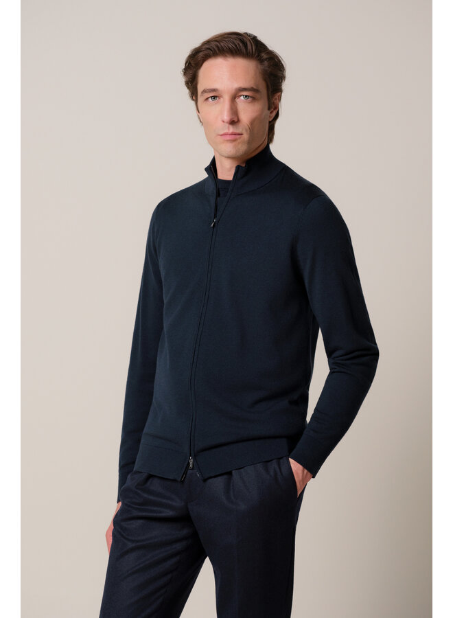 PPXJ30026A Profuomo Cardigan full zip navy