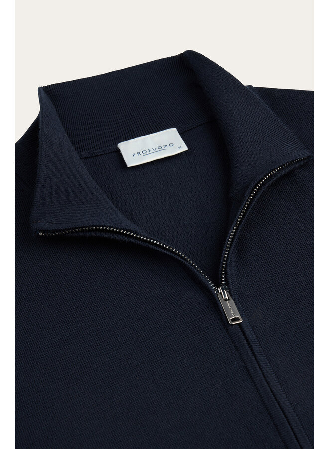 PPXJ30026A Profuomo Cardigan full zip navy