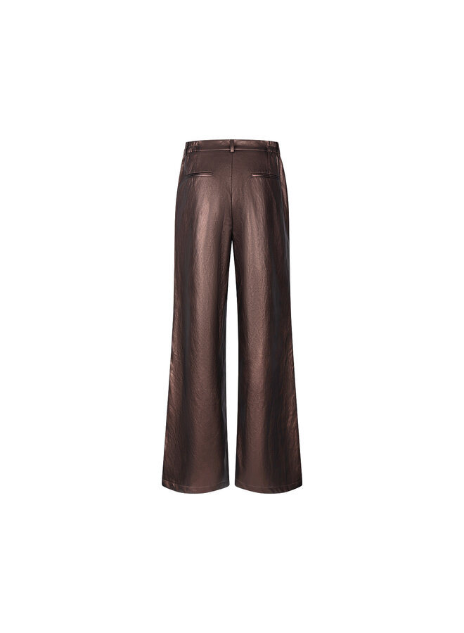NKF09104 334 Nukus Bodine Pants PU Chocolate