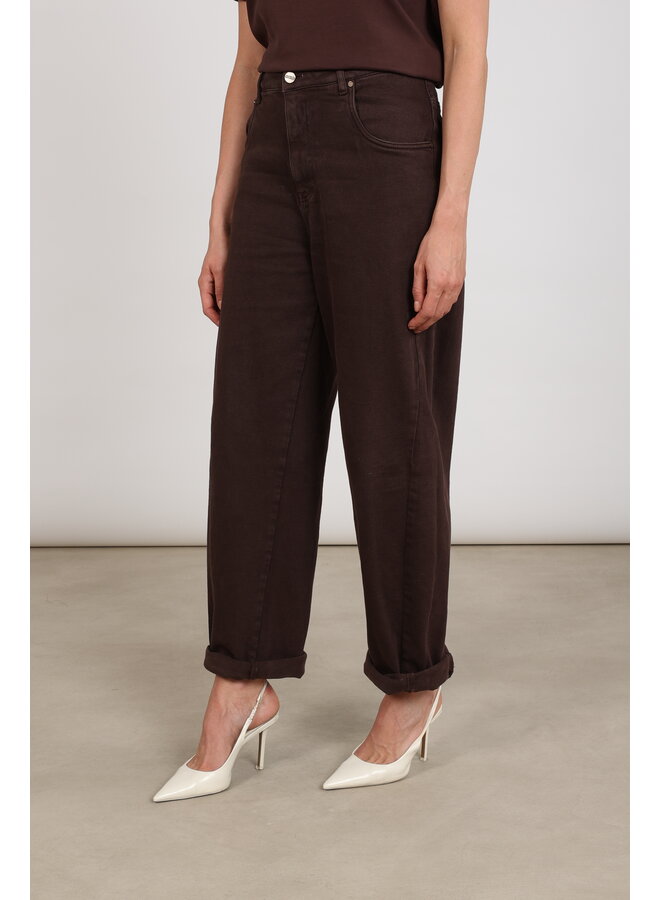 NKF09097 334 Nukus Petra Pants Chocolate