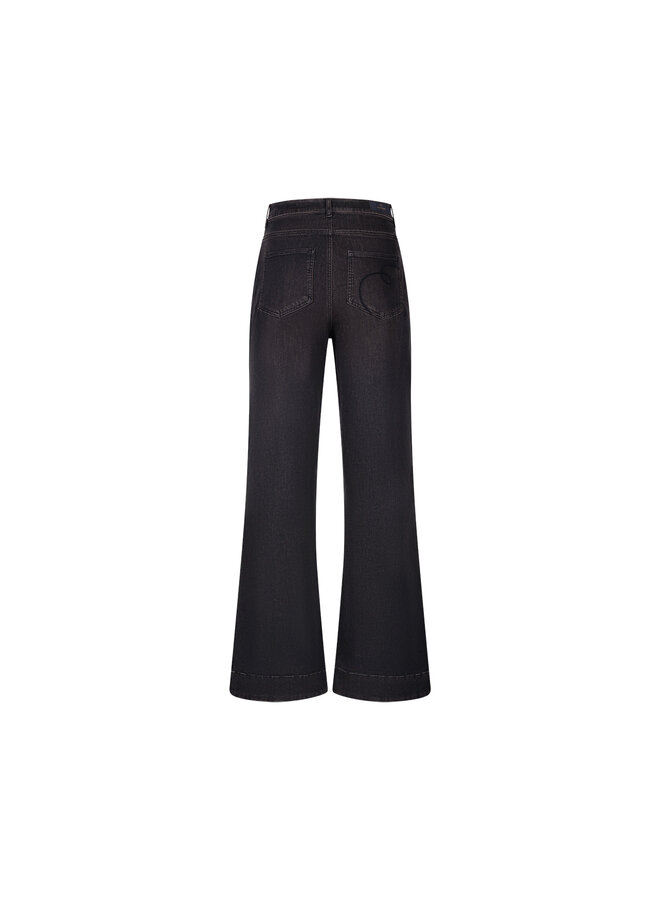 NKF09092 334 Nukus Abby Pants Denim Chocolate