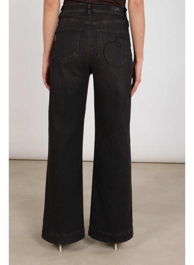 NKF09092 334 Nukus Abby Pants Denim Chocolate