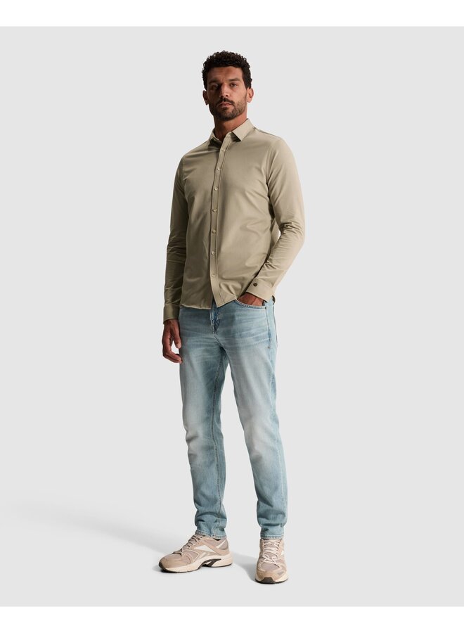 CSI2609220 6412 Cast Iron Long sleeve shirt Twill Jersey Abbey Stone
