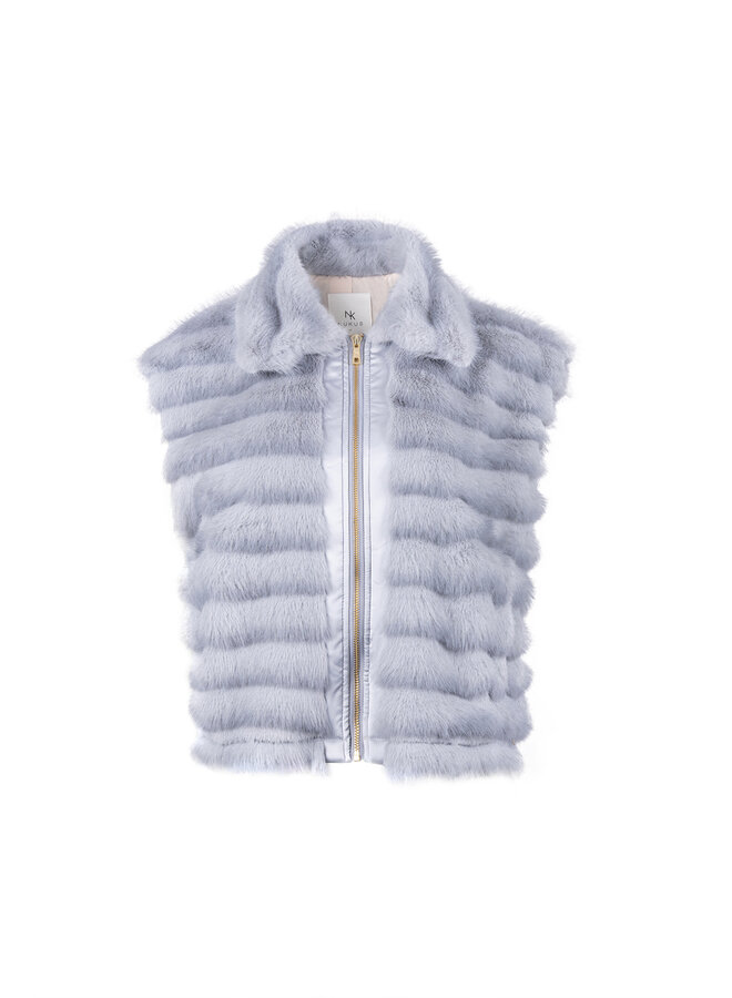 NKF08035 46 Nukus Harriet Gilet Zipper Sky