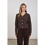 NKF05039 334 Nukus Willa Cardigan Chocolate