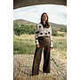 NKF09104 334 Nukus Bodine Pants PU Chocolate