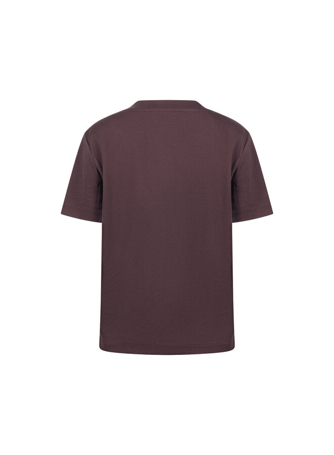 NKF04012 334 Nukus Luna Shirt NK Chocolate