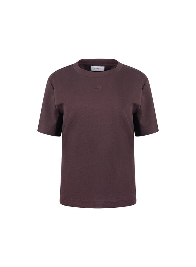 NKF04012 334 Nukus Luna Shirt NK Chocolate