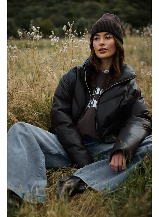 NKF03099 334 Nukus Nicola Pullover Chocolate