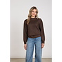 NKF03085 334 Nukus Molly Pullover Strass Chocolate