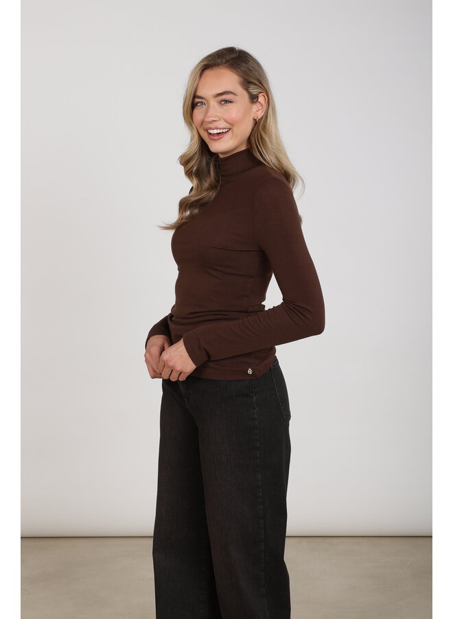 NKF03061 334 Nukus Ginny Pullover Chocolate