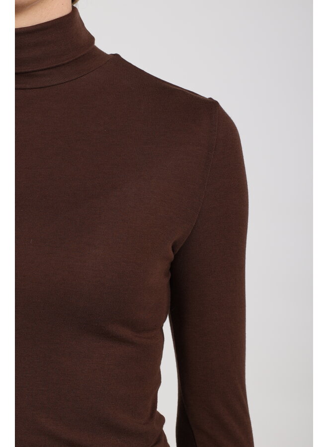 NKF03061 334 Nukus Ginny Pullover Chocolate