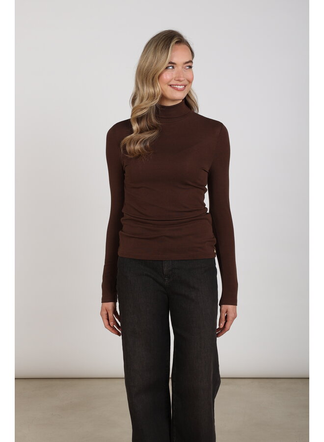 NKF03061 334 Nukus Ginny Pullover Chocolate
