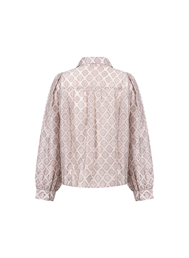 NKF02100 9 Nukus Antonella Blouse Pattern Sand