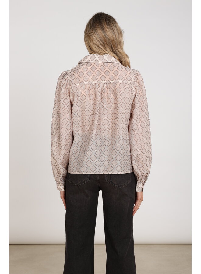 NKF02100 9 Nukus Antonella Blouse Pattern Sand