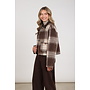 NKF13123 401 Nukus Hetty Jacket Check Chocolate/Offwhite