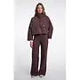 HabiRegular.7002612 Rino en Pelle Regular length wide leg pants Peated