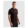 PTSS2610584 4357 PME Legend Short sleeve r-neck cotton elastan hd Dark Aubergine