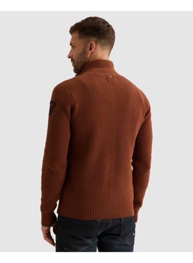 PKW2609325 8178 PME Legend Half zip collar cotton mix yarn Arabian Spice