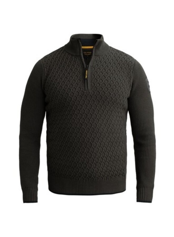 PKW2609325 8039 PME Legend Half zip collar cotton mix yarn Beluga