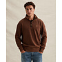 PSW2609457 8168 PME Legend Half zip collar flat knit look Cappuccino