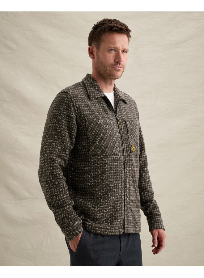 PSI2609276 9140 PME Legend Long sleeve shirt Yarn dye structure Obsidian