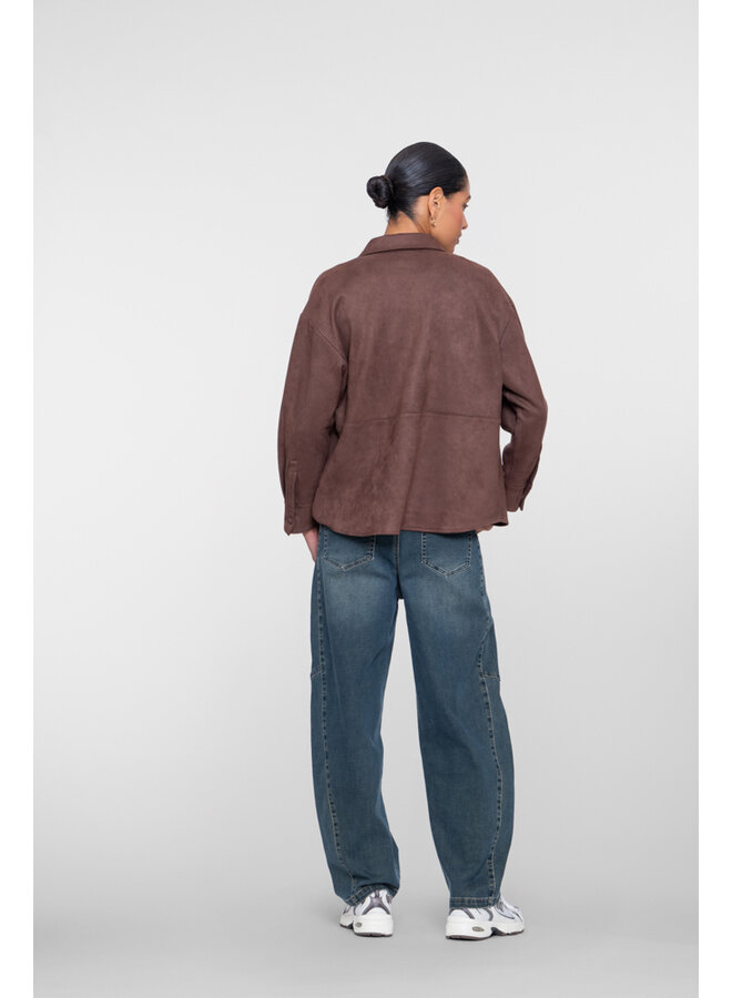 61809-10 810 Geisha Jeans barrel blue denim tinted