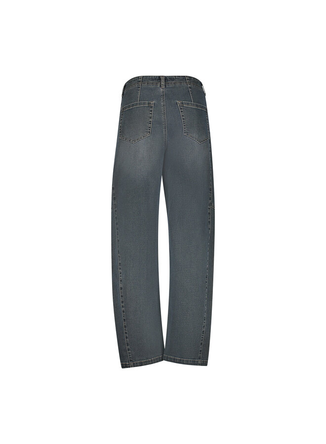 61809-10 810 Geisha Jeans barrel blue denim tinted