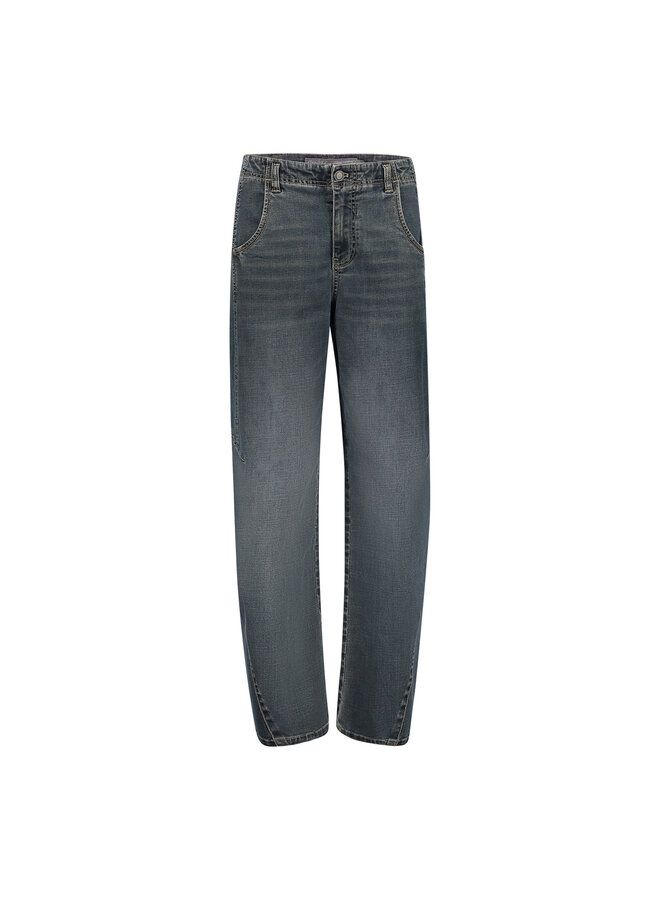 61809-10 810 Geisha Jeans barrel blue denim tinted