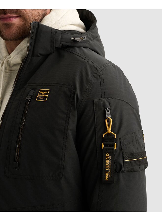 PJA2609142 9067 PME Legend Semi long jacket CONESTOGA Dasrip Jet Black