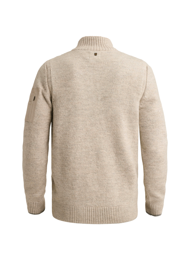 PKW2610314 7013 PME Legend Half zip collar soft blend Bone White