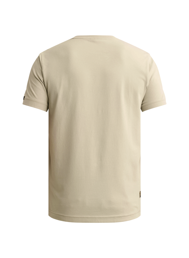 PTSS2610584 6412 PME Legend Short sleeve r-neck cotton elastan hd Abbey Stone