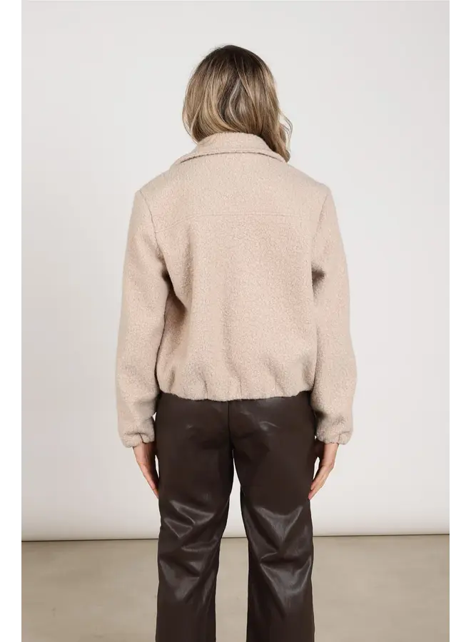 NKF12010 9 Nukus Madelin Jacket Boucle Sand