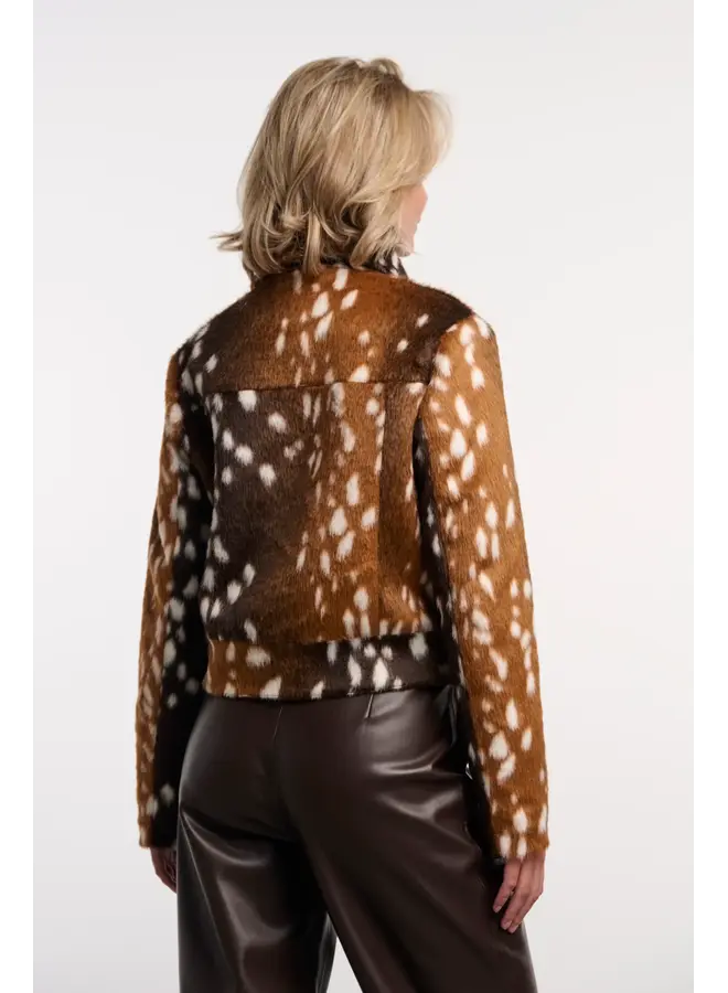 Touka.7502613 Rino en Pelle Jacket with zip closure  Deer