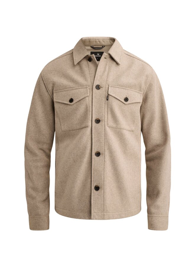 VSI2610263 9104 Vanguard Long sleeve shirt Woolblend Mourning Dove