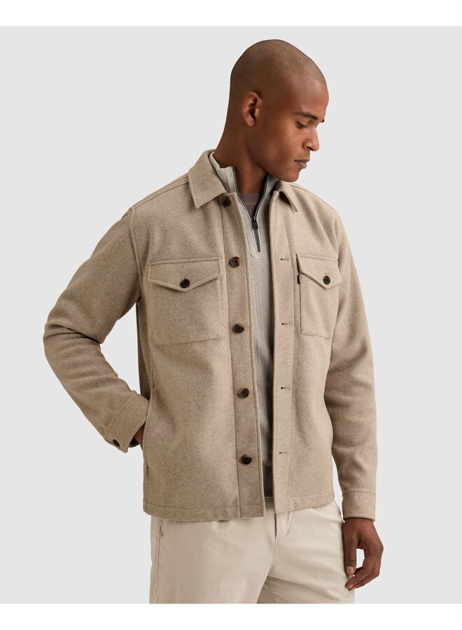 VSI2610263 9104 Vanguard Long sleeve shirt Woolblend Mourning Dove