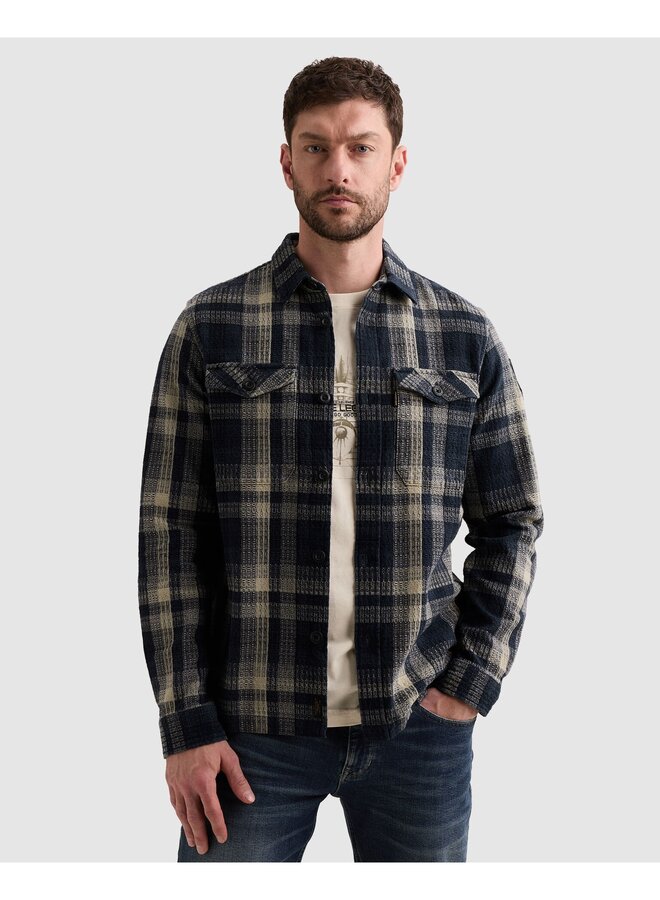PSI2610212 5281 PME Legend Long sleeve shirt Yarn Dyed Check Salute