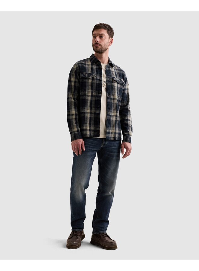 PSI2610212 5281 PME Legend Long sleeve shirt Yarn Dyed Check Salute