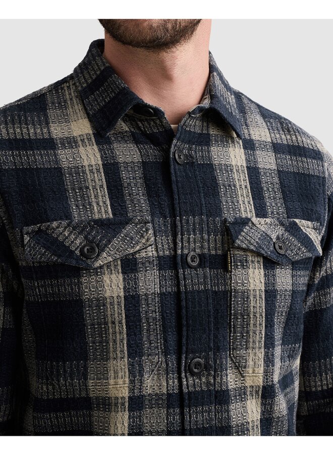 PSI2610212 5281 PME Legend Long sleeve shirt Yarn Dyed Check Salute