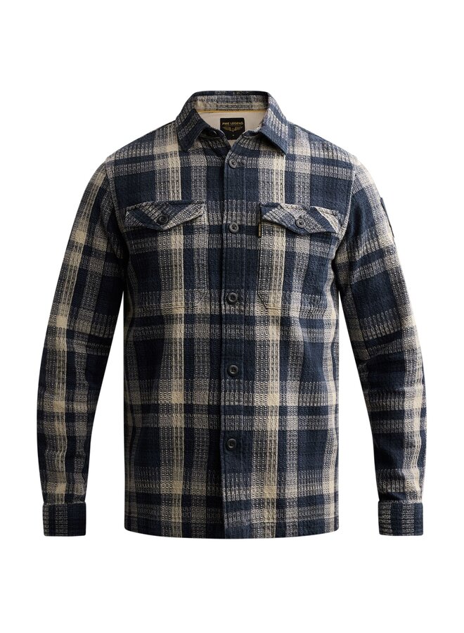 PSI2610212 5281 PME Legend Long sleeve shirt Yarn Dyed Check Salute