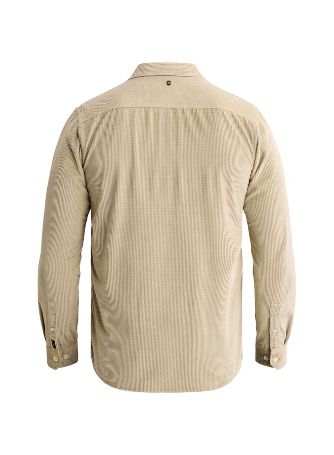 PSI2610208 6412 PME Legend Long sleeve shirt Dobby Corduroy Abbey Stone