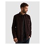 PSI2610208 4357 PME Legend Long sleeve shirt Dobby Corduroy Dark Aubergine