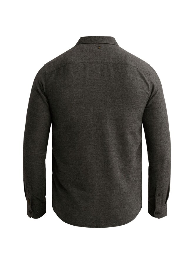 PSI2610203 9067 PME Legend Long sleeve shirt Yarn dye Jet Black