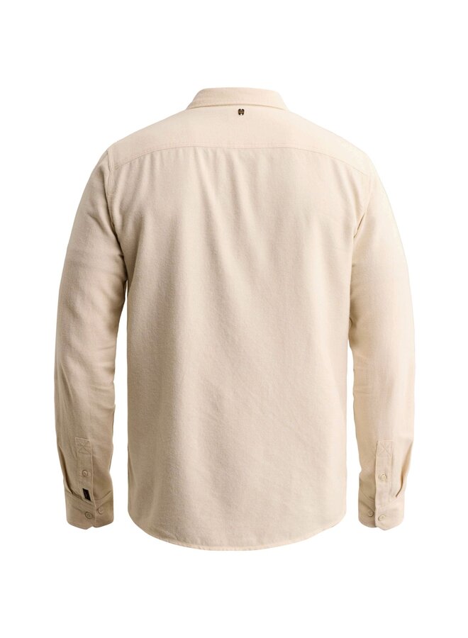 PSI2610203 7013 PME Legend Long sleeve shirt Yarn dye Bone White