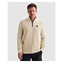 PKW2610301 7013 PME Legend Half zip collar cotton mouline (organic) Bone White
