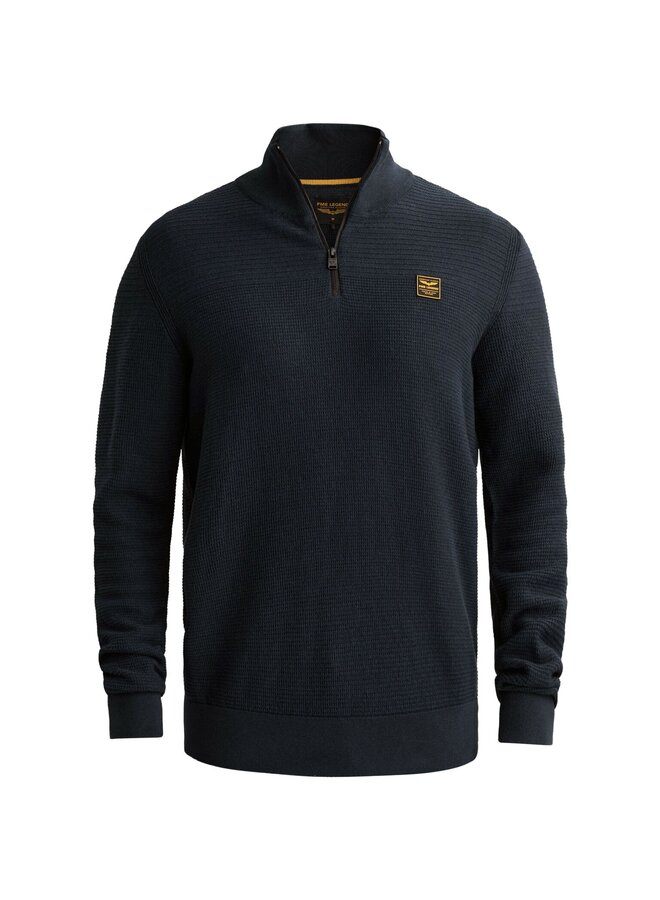 PKW2610301 5281 PME Legend Half zip collar cotton mouline (organic) Salute